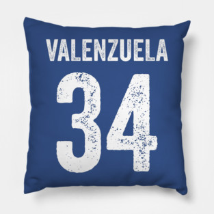 Fernando-Valenzuela-Back-Number-White-Edition Pillow