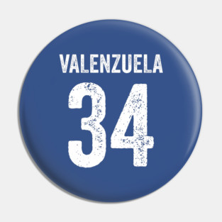 Fernando-Valenzuela-Back-Number-White-Edition Pin