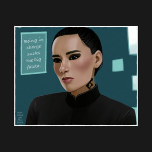 Drummer Portrait Being in Charge Sucks Quote T-Shirt