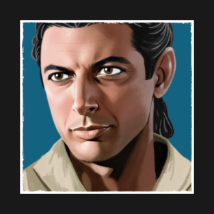 Jeff Goldblum 1990 Movie Portrait T-Shirt