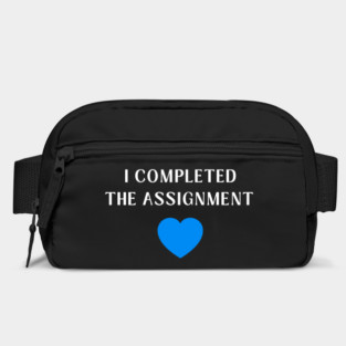 I Completed the Assignment Harris Walz Blue Wave Bag