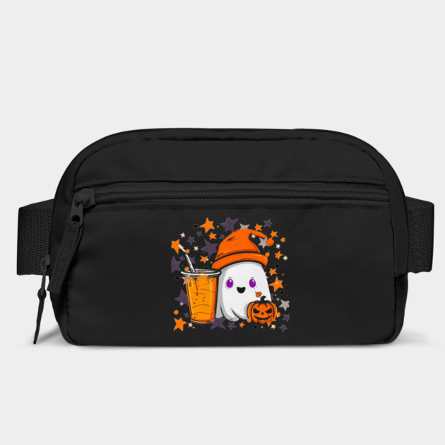 Cute Ghost Pumpkin Spice Drink by Db Printed