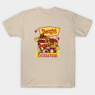 1980's Restaurant Denny's Logo Mascot T-Shirt