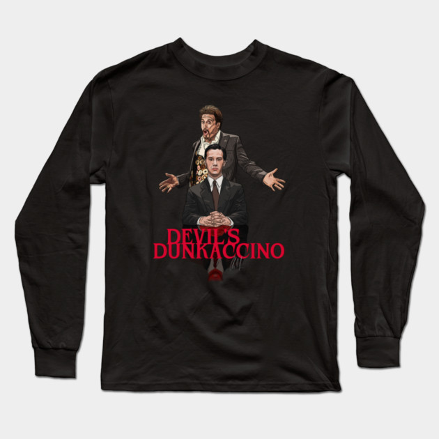 Devil's Dunkaccino Long Sleeve T-Shirt by 51Deesigns