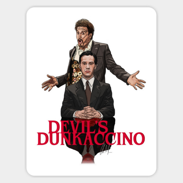 Devil's Dunkaccino Magnet by 51Deesigns