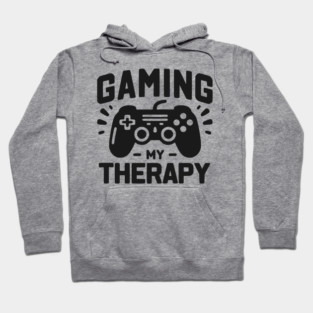 Gaming My Therapy Hoodie