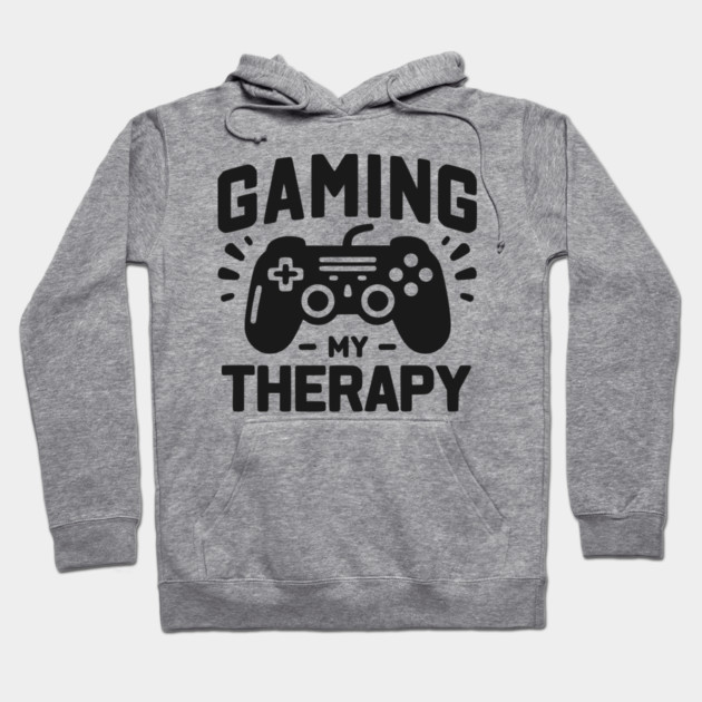 Gaming My Therapy Hoodie by Frank Ring