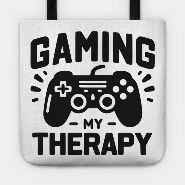 Gaming My Therapy Tote by Frank Ring