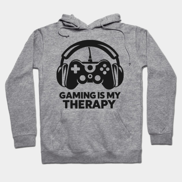 Gaming is My Therapy Hoodie by Frank Ring