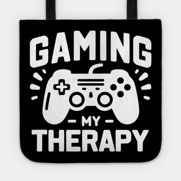 Gaming My Therapy Tote by Frank Ring