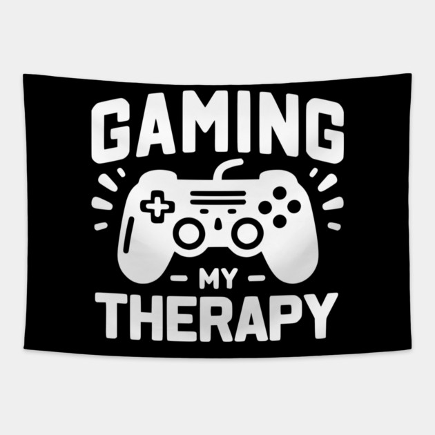 Gaming My Therapy Tapestry by Frank Ring