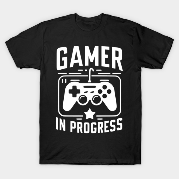 Gamer in Progress T-Shirt by Frank Ring