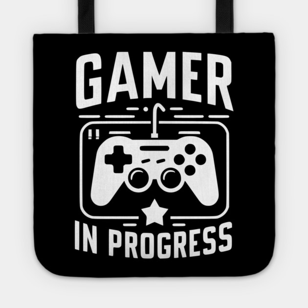Gamer in Progress Tote by Frank Ring