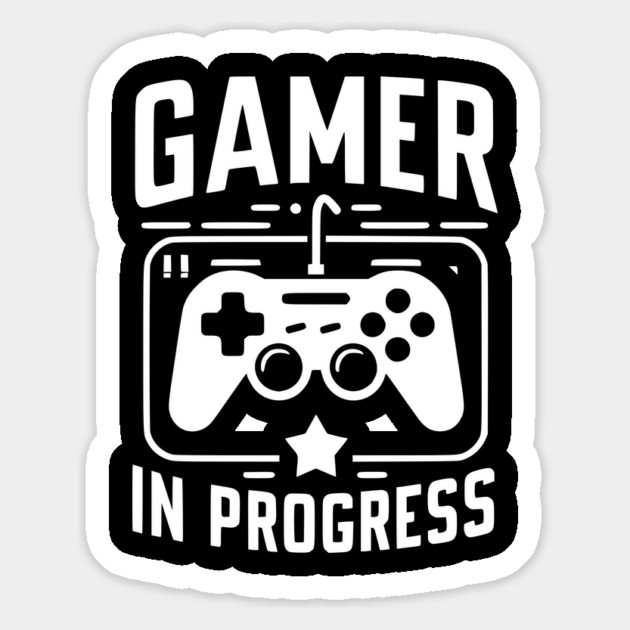 Gamer in Progress Magnet by Frank Ring