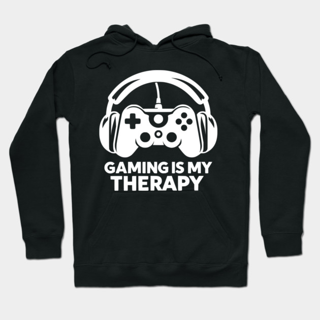 Gaming is My Therapy Hoodie by Frank Ring