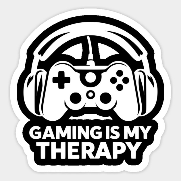 Gaming is My Therapy Magnet by Frank Ring