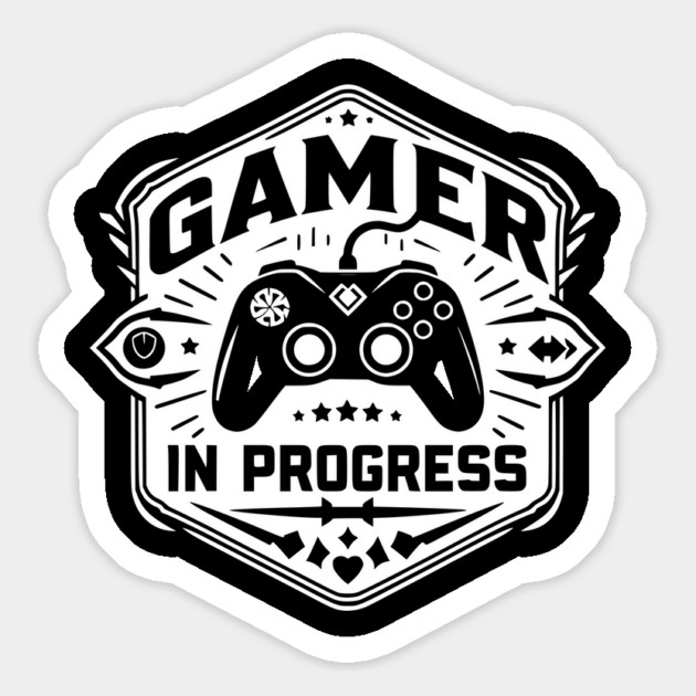 Gamer in Progress Magnet by Frank Ring