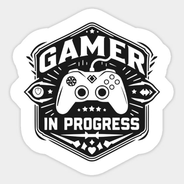 Gamer in Progress Magnet by Frank Ring