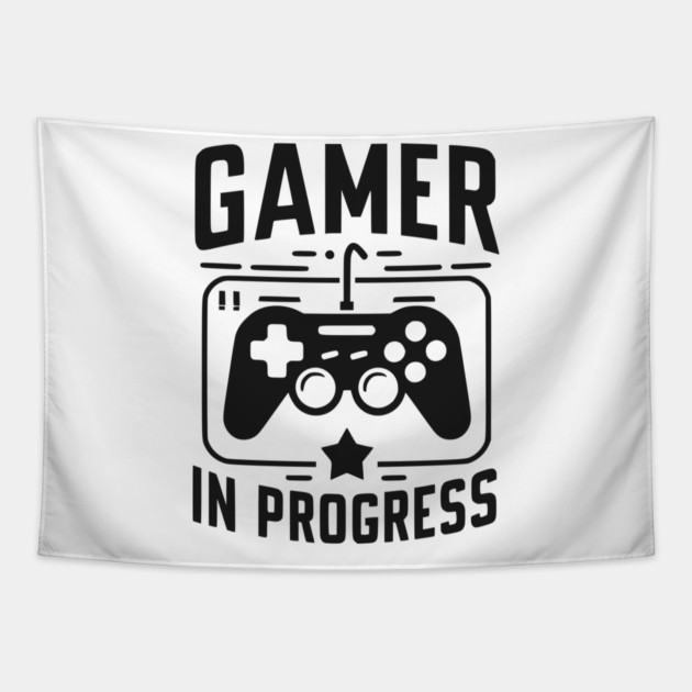 Gamer in Progress Tapestry by Frank Ring