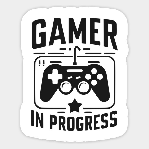Gamer in Progress Magnet by Frank Ring
