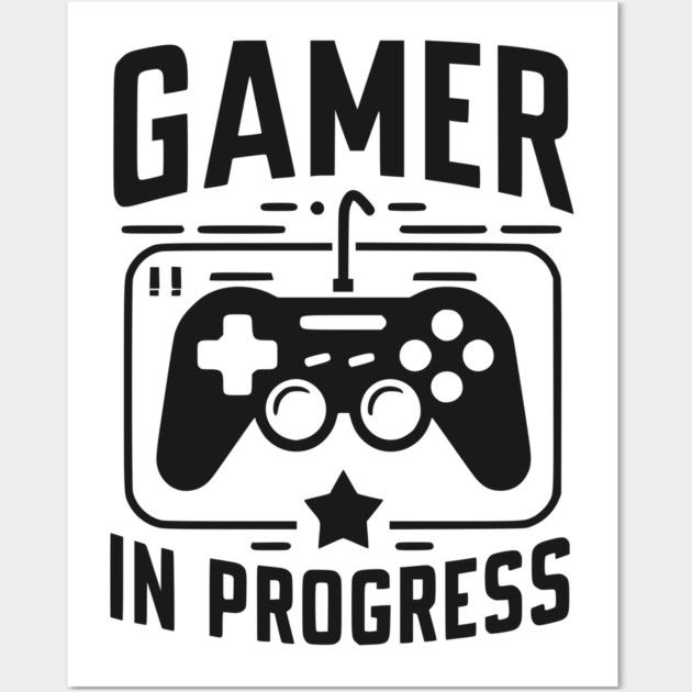 Gamer in Progress Wall Art by Frank Ring