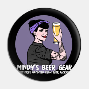 Mindy’s Beer Gear Pin