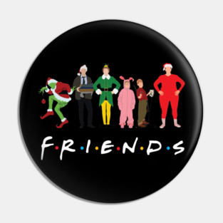 Christmas Movie Friends Pin