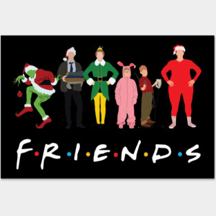 Christmas Movie Friends Posters and Art