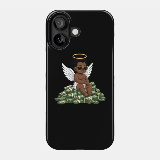 Get Money Black Angel Phone Case by UrbanLifeApparel