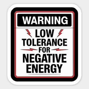 Warning Low Tolerance for Negative Energy Magnet