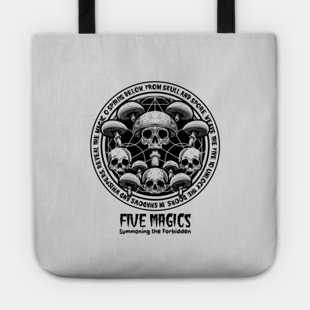 FIVE MAGICS Tote by artslaves