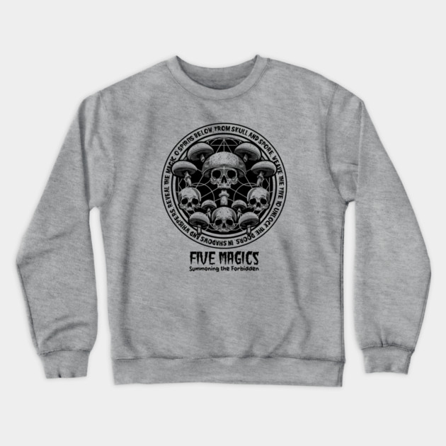 FIVE MAGICS Crewneck Sweatshirt by artslaves