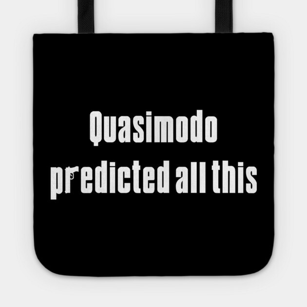 The Sopranos Quasimodo Tote by Low Life Shirts