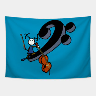 Cello lover Tapestry