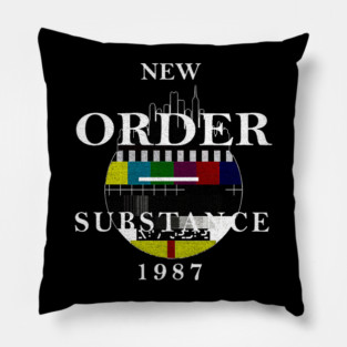 Vintage New Order Substance Pillow