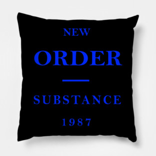 New Order Substance 1987 Pillow