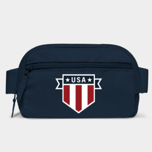 USA Pride Red White and Blue Patriotic Shield Bag