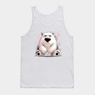 Grumpy Polar Bear Tank Top