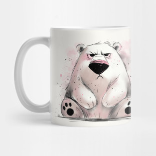Grumpy Polar Bear Mug
