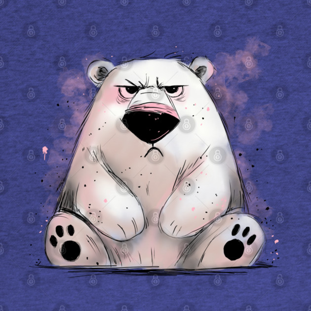 Grumpy Polar Bear by H. R. Sinclair