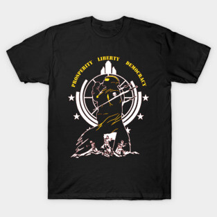 Helldivers Prosperity, Liberty, Democracy T-Shirt