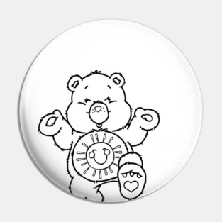 twin bears fishing Pin