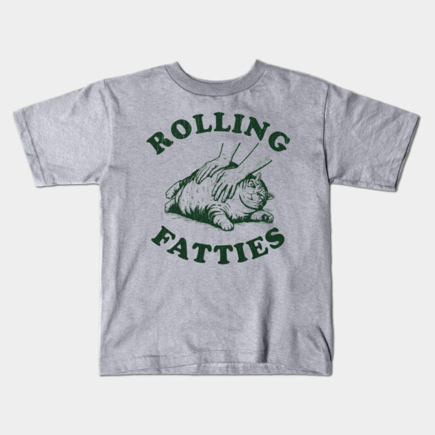 Rolling Fatties University Vintage Kids T-Shirt by SKYANA LINEARDO