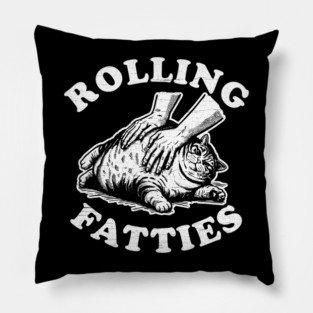 Rolling Fatties Cracky Dark Pillow