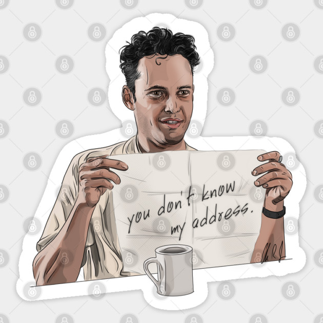 Swingers: You Don't Know My Address Sticker by 51Deesigns