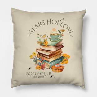 Stars Hollow Book Club Pillow