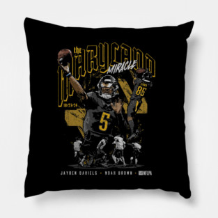 Jayden Daniels & Noah Brown Washington The Maryland Miracle Pillow