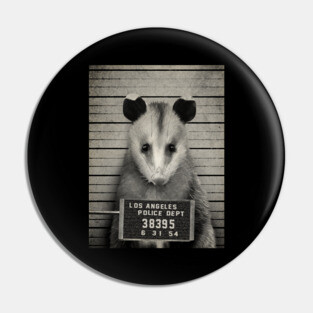 Mugshot Series 2 (Opossum) Pin