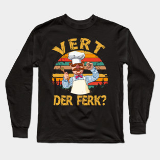 the swedish chef - vert der ferk #309 (art drawing) Long Sleeve T-Shirt