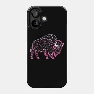 Buffalo Constellation Starry Night Animal Lovers Design Phone Case